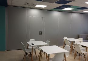 Перегородки HUFCOR для офиса компании «Мелексис- Украина».